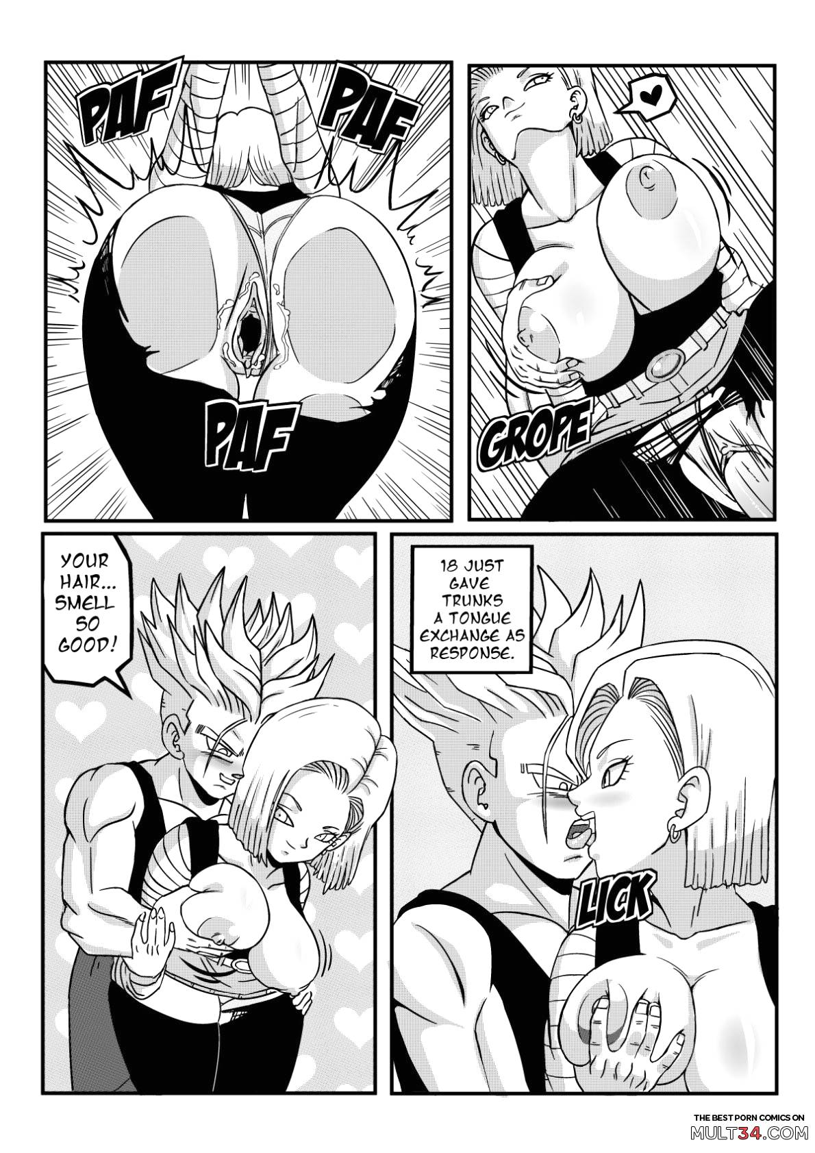 Android 18 Stays in the Future page 8