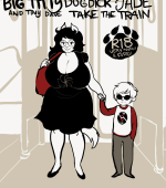 Big Titty Dog Dick Jade and Tiny Dave Take the Train page 1