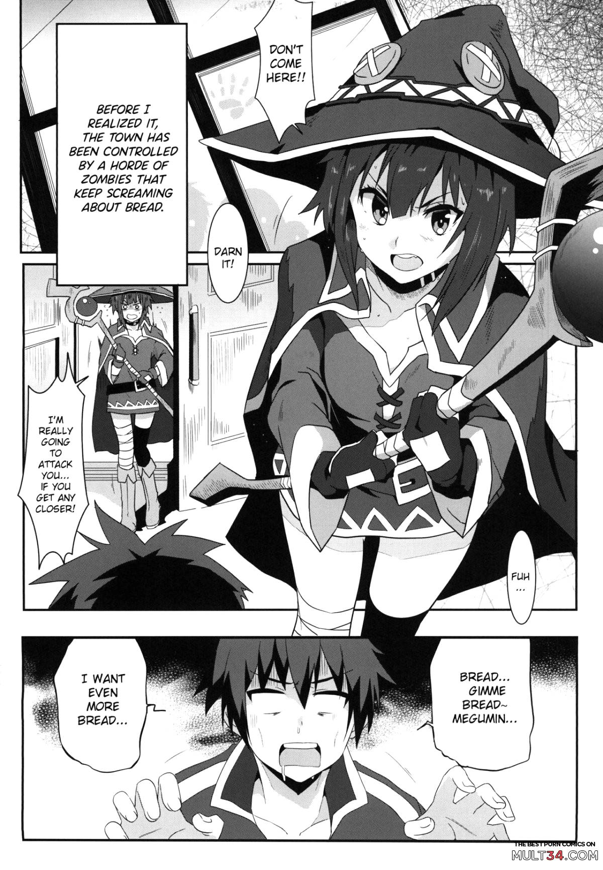 Blessing Megumin with a Magnificence Explosion! 4 page 3