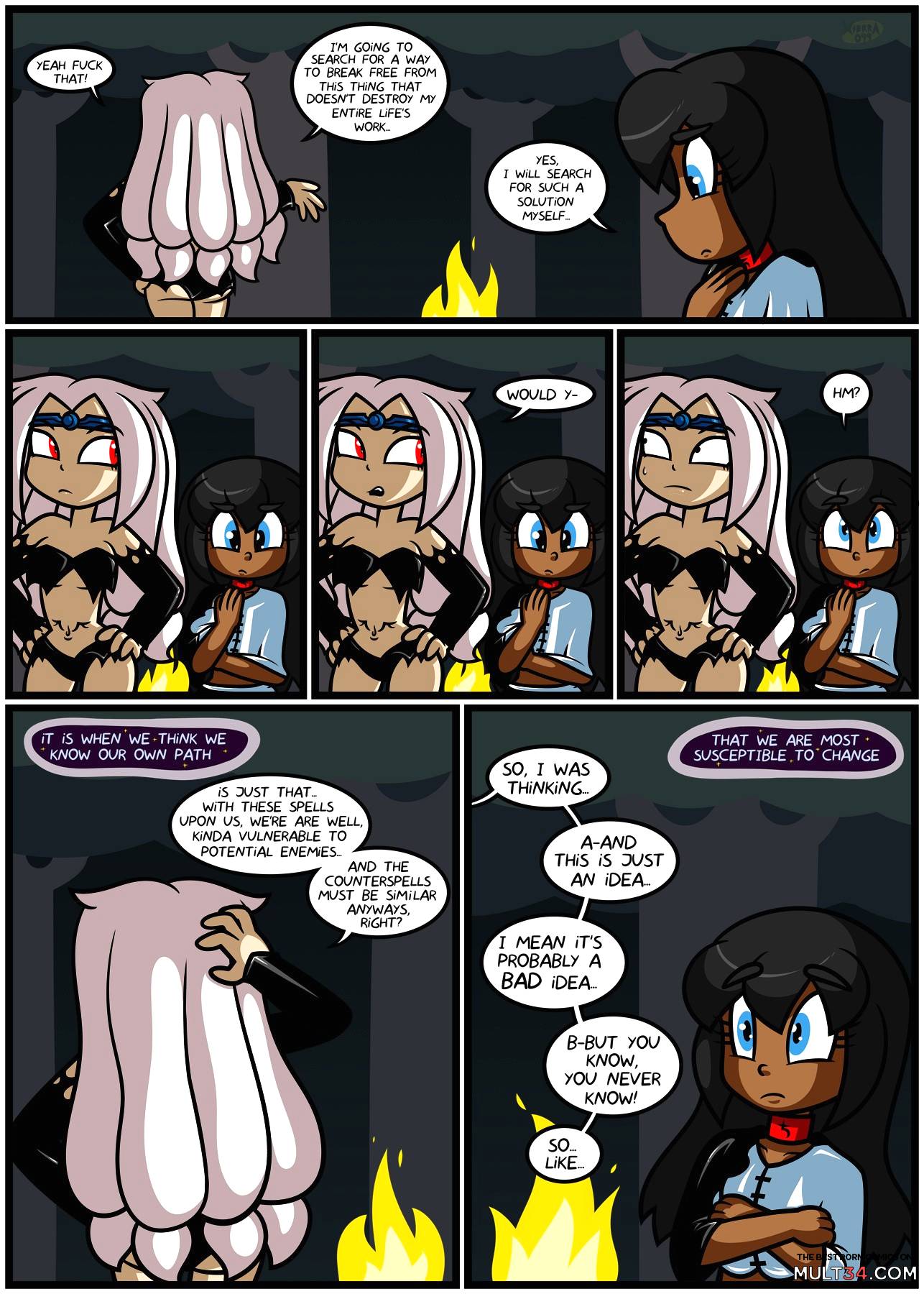Bright Darkness - The Priestess And The Witch page 35