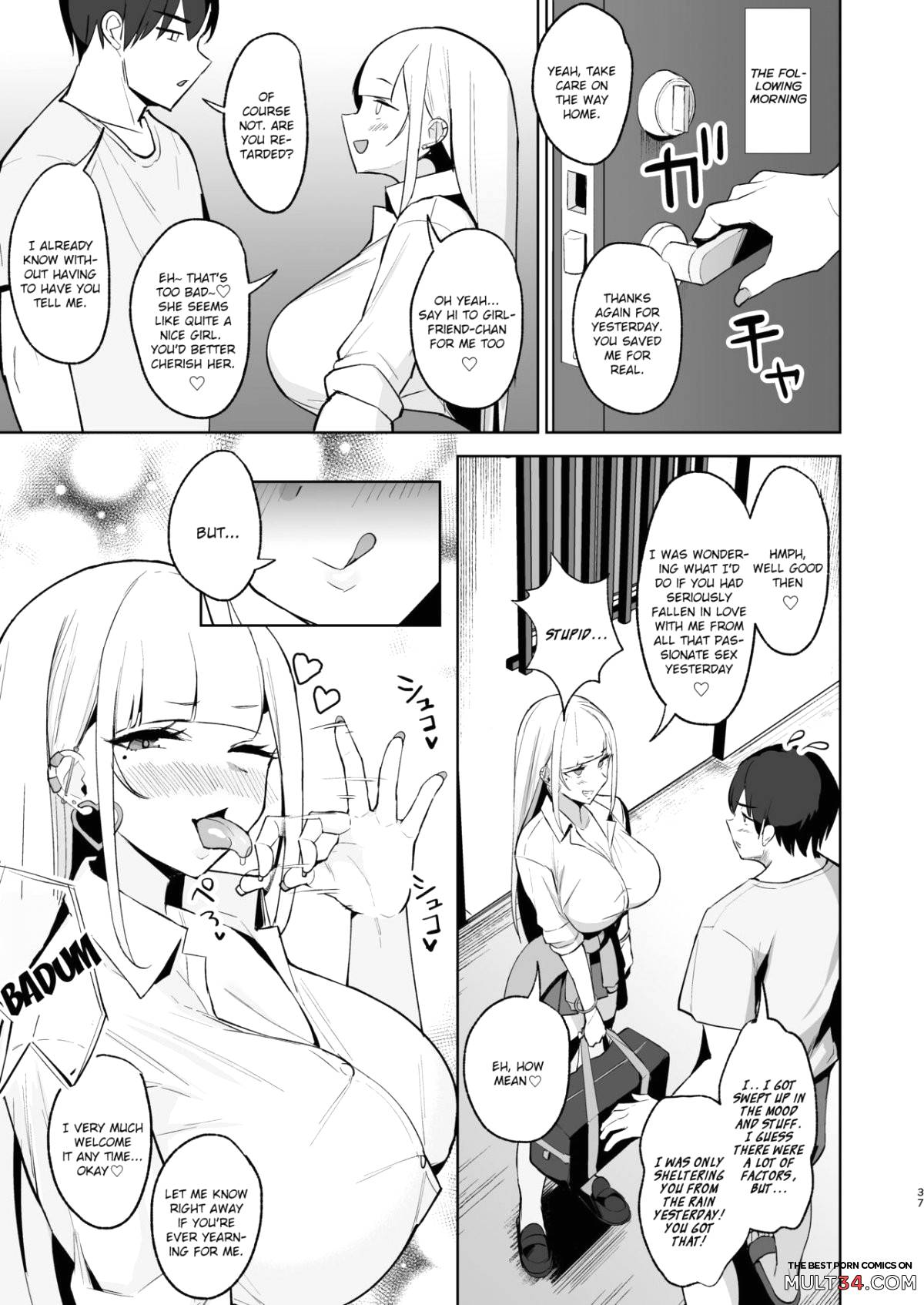 Cheating and Mating with a High School Gyaru while Sheltering from the Rain page 36