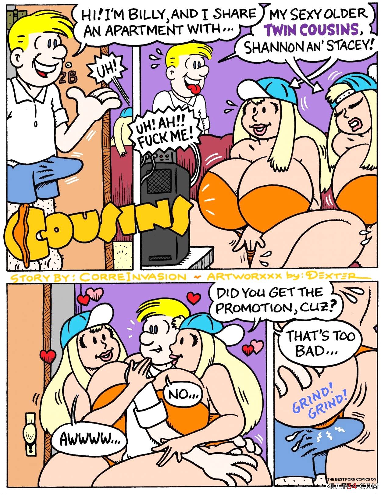 Cousin caetoon comic porn