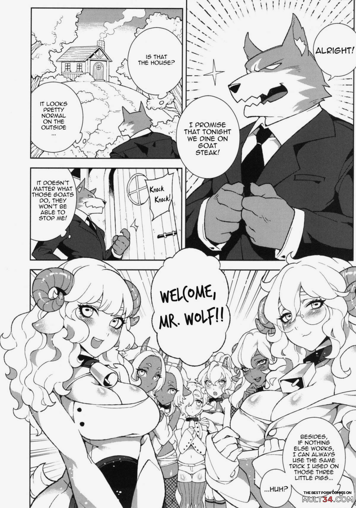 Dounen Hakai ~The Wolf and the Seven Young Goats~ page 6