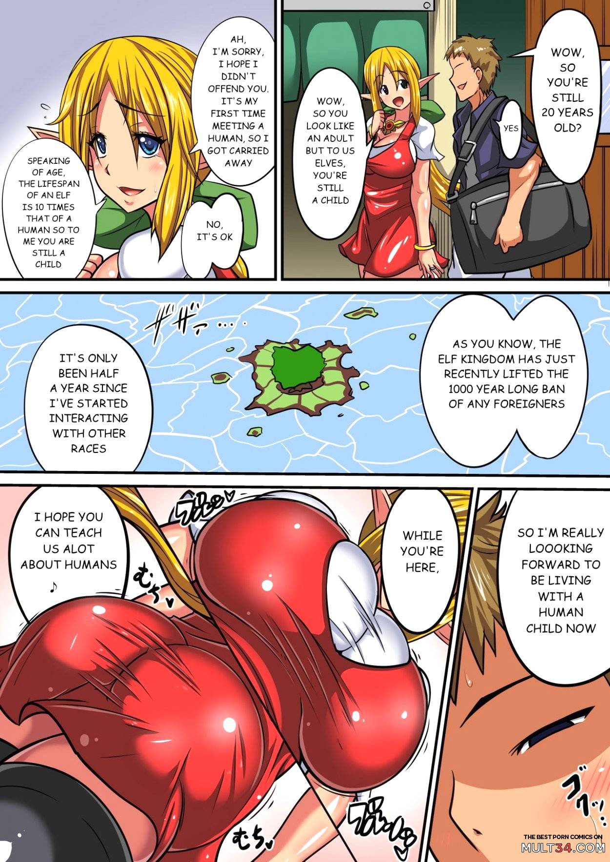 Elf Oyako to Pakopako Ibunka Kouryuu! ~Stella Hen~ page 2