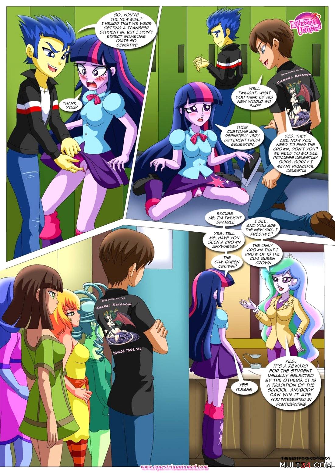 Equestria girls unleashed porn comic - the best cartoon porn comics, Rule 34  | MULT34