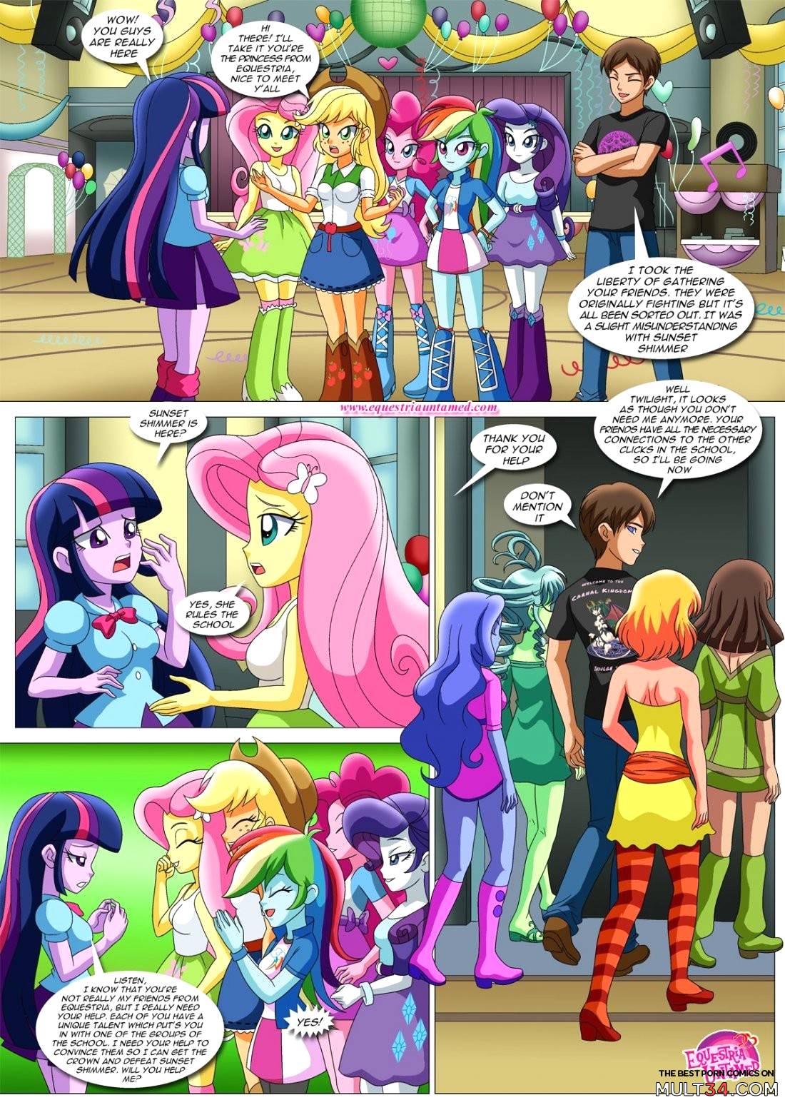 Equestria girls unleashed page 6