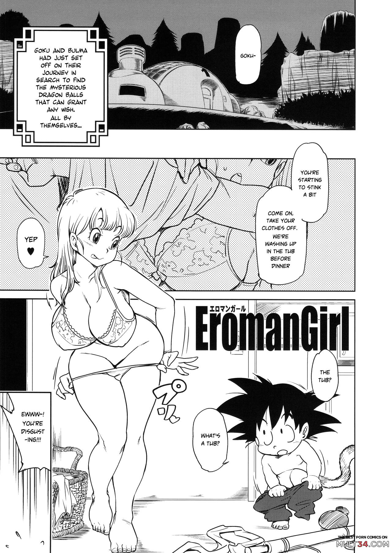 Goku and bulma porn comic