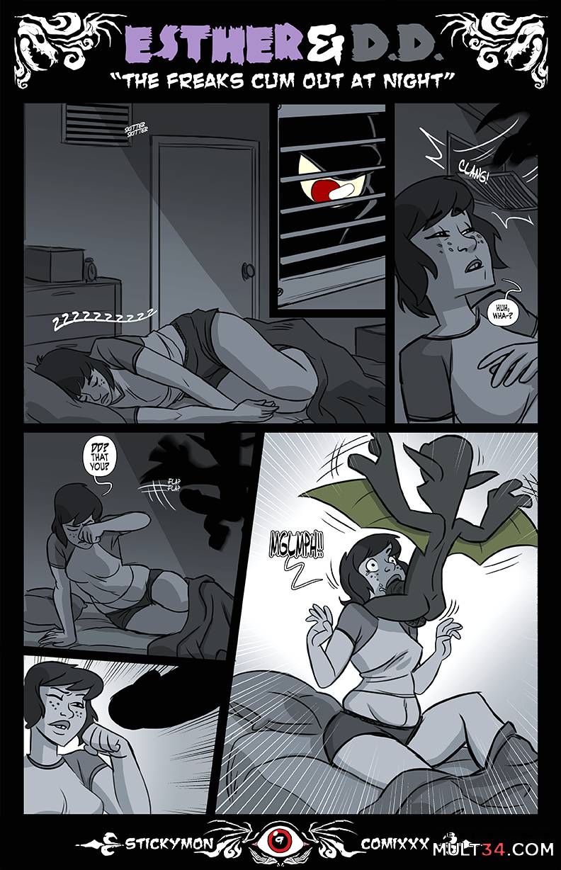 Esther & DD -Remastered- The Freak Cum Out At Night page 10
