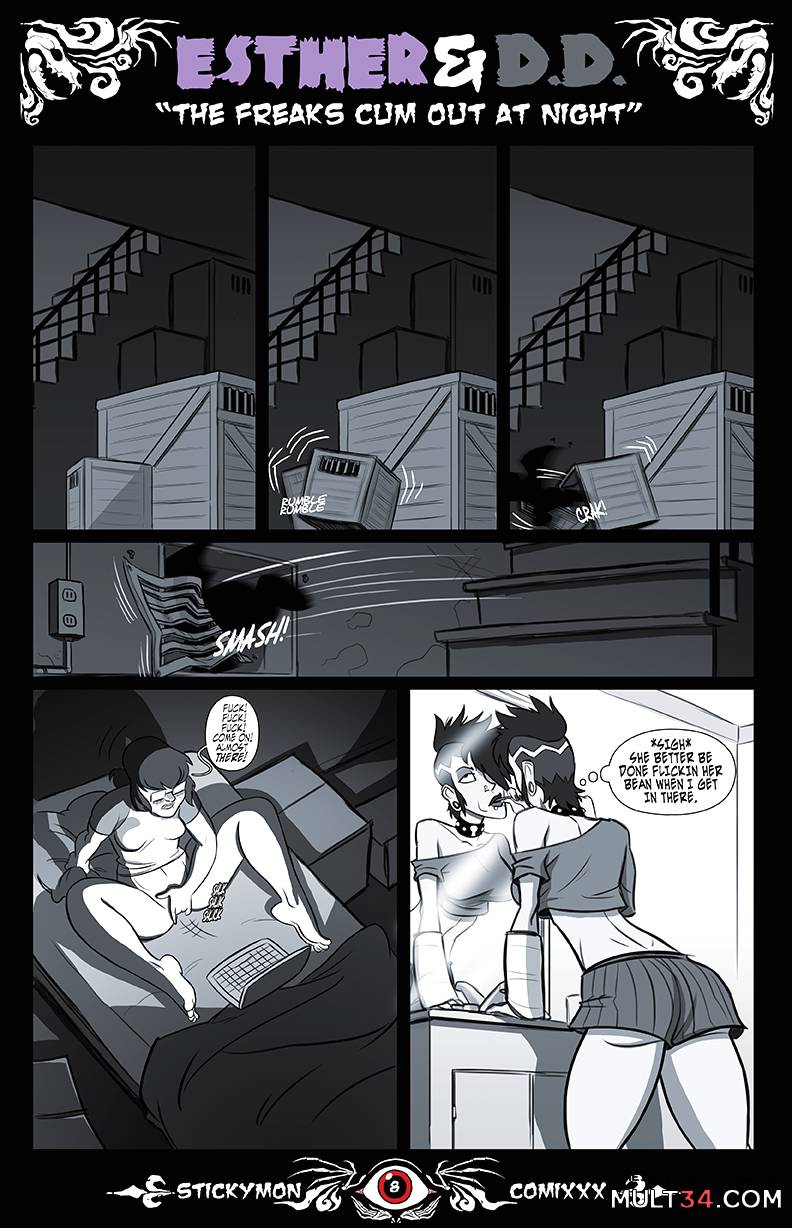 Esther & DD -Remastered- The Freak Cum Out At Night page 9