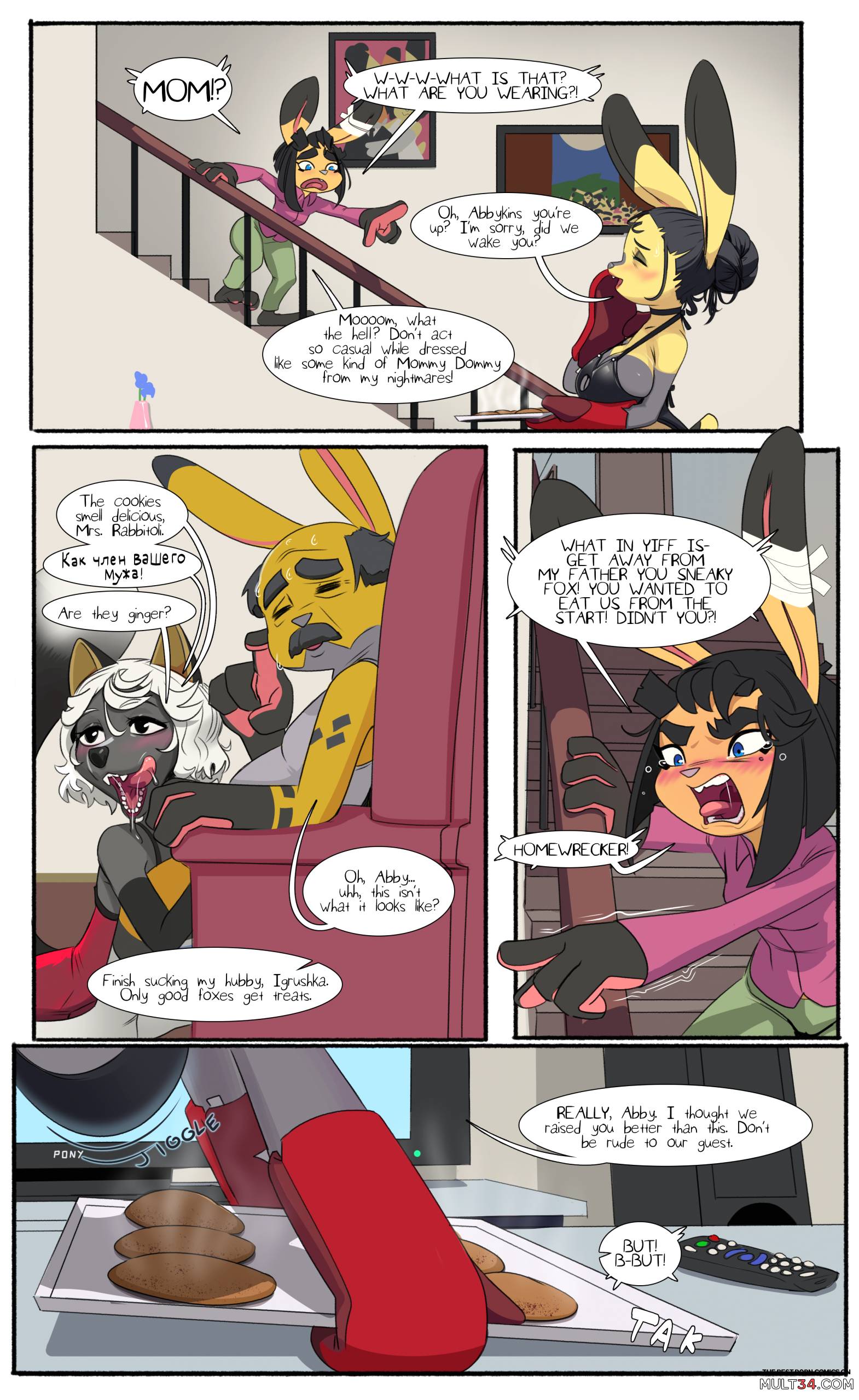 Fox in the Rabbit Hutch page 5