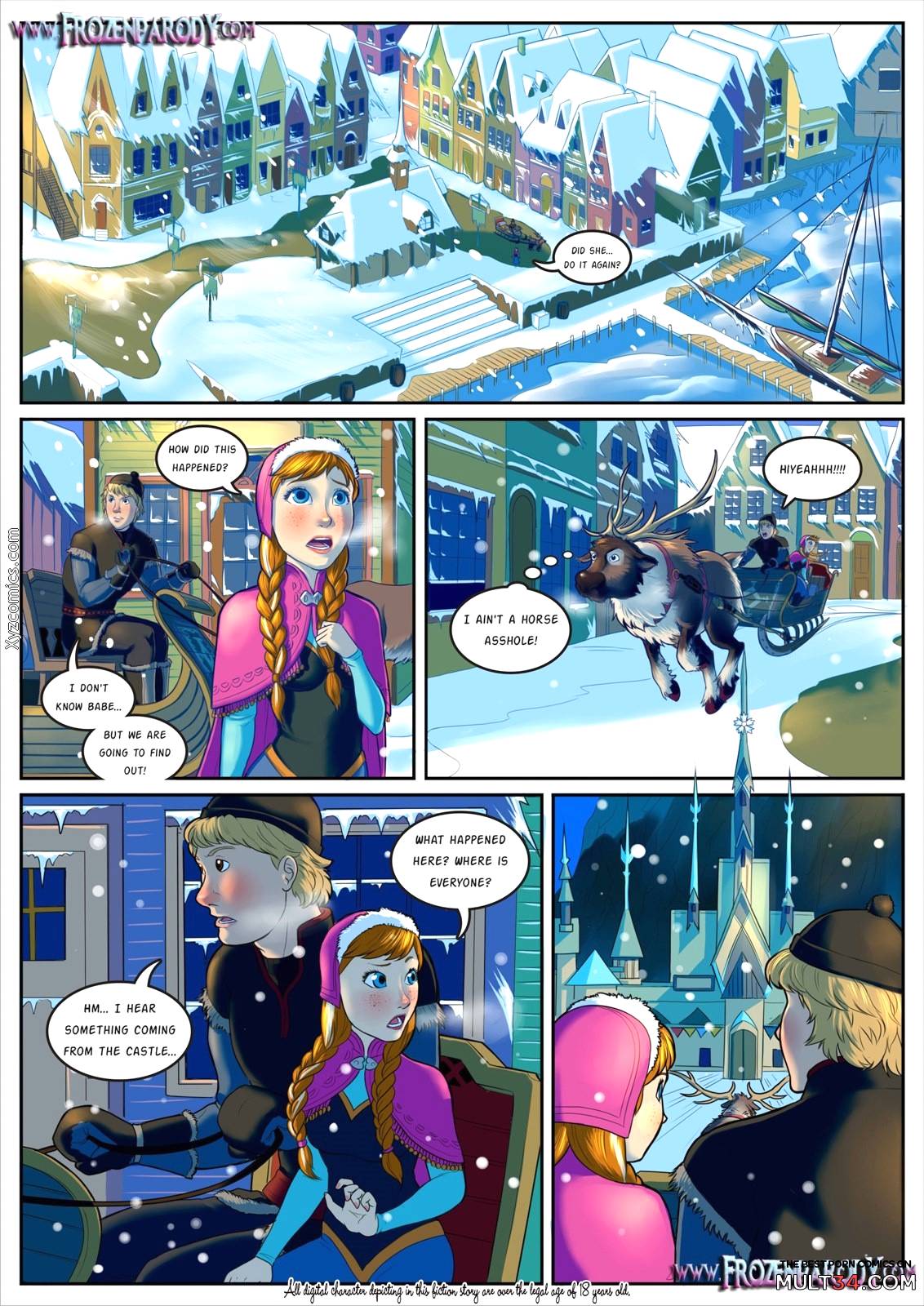 Frozen Parody 1, 2 page 2