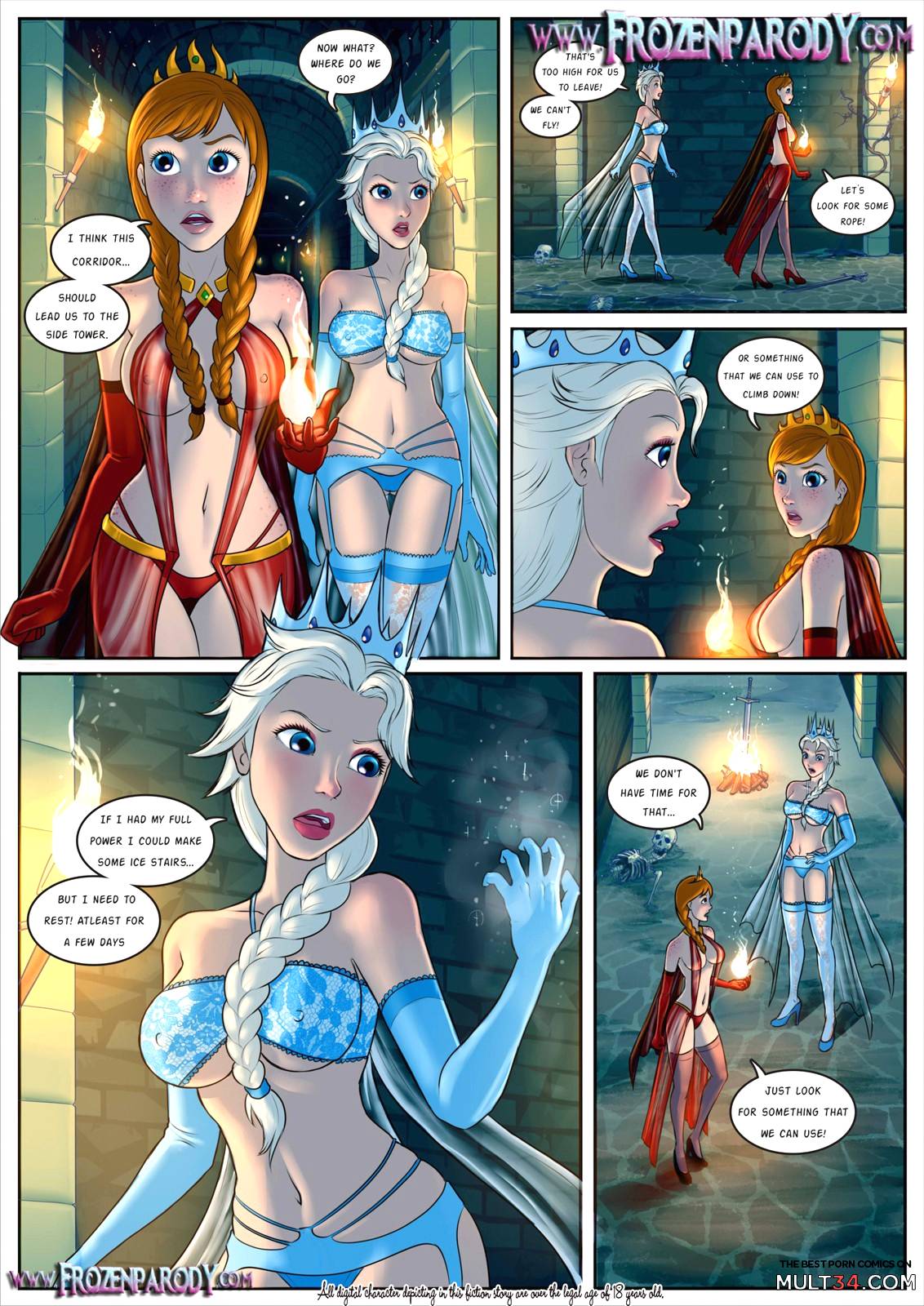 Cartoons Nudes Famous Elsa - Frozen Cartoon Bondage | BDSM Fetish