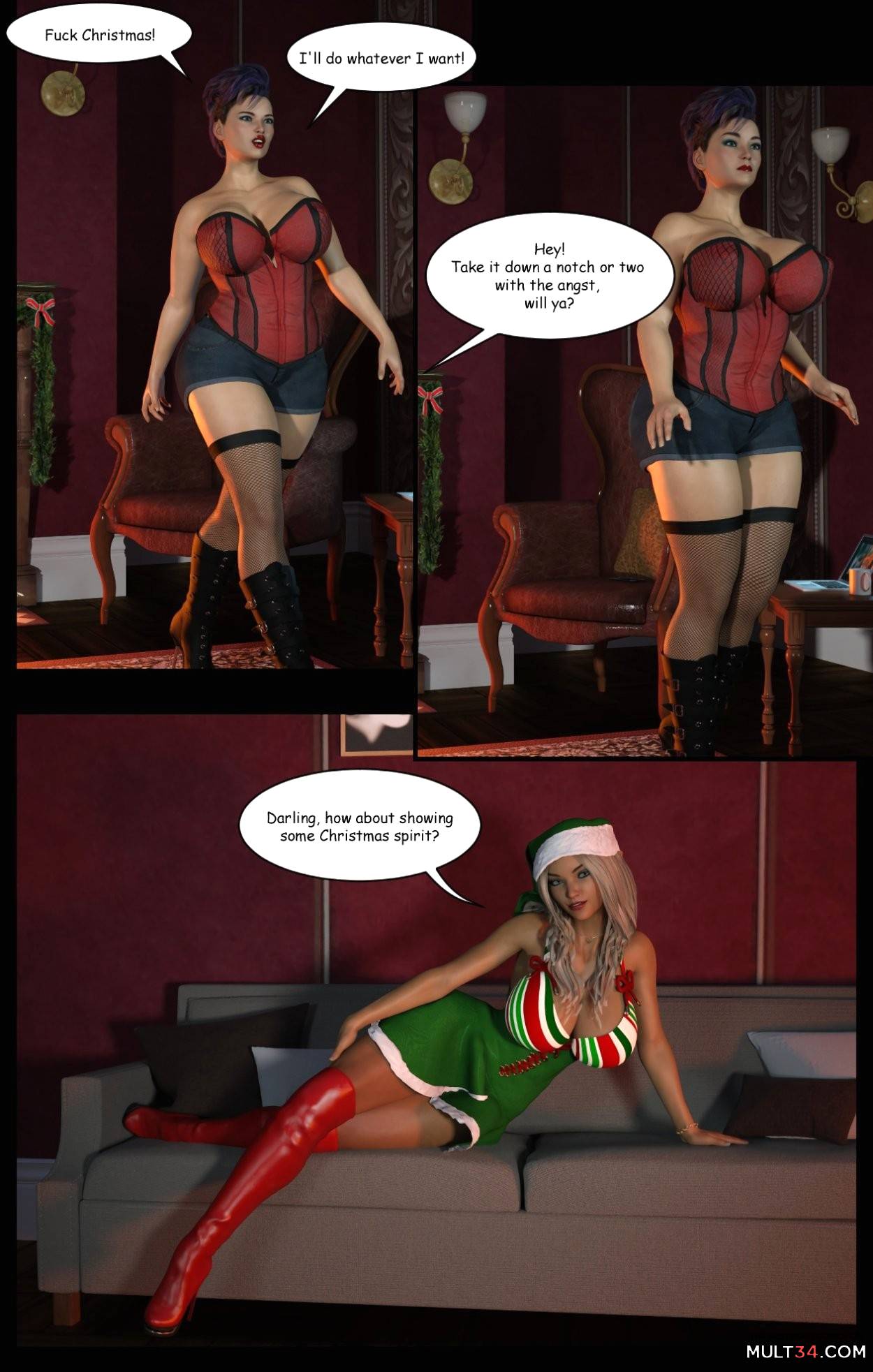 Futa Stories: A Very Bitchin' Christmas page 2
