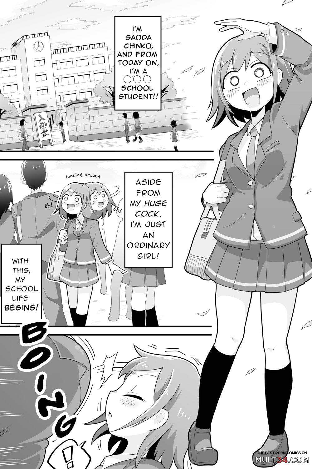 Shemale Manga Hentai Anime Shows - Futanari Dekachin School Life porn comic - the best cartoon porn comics,  Rule 34 | MULT34