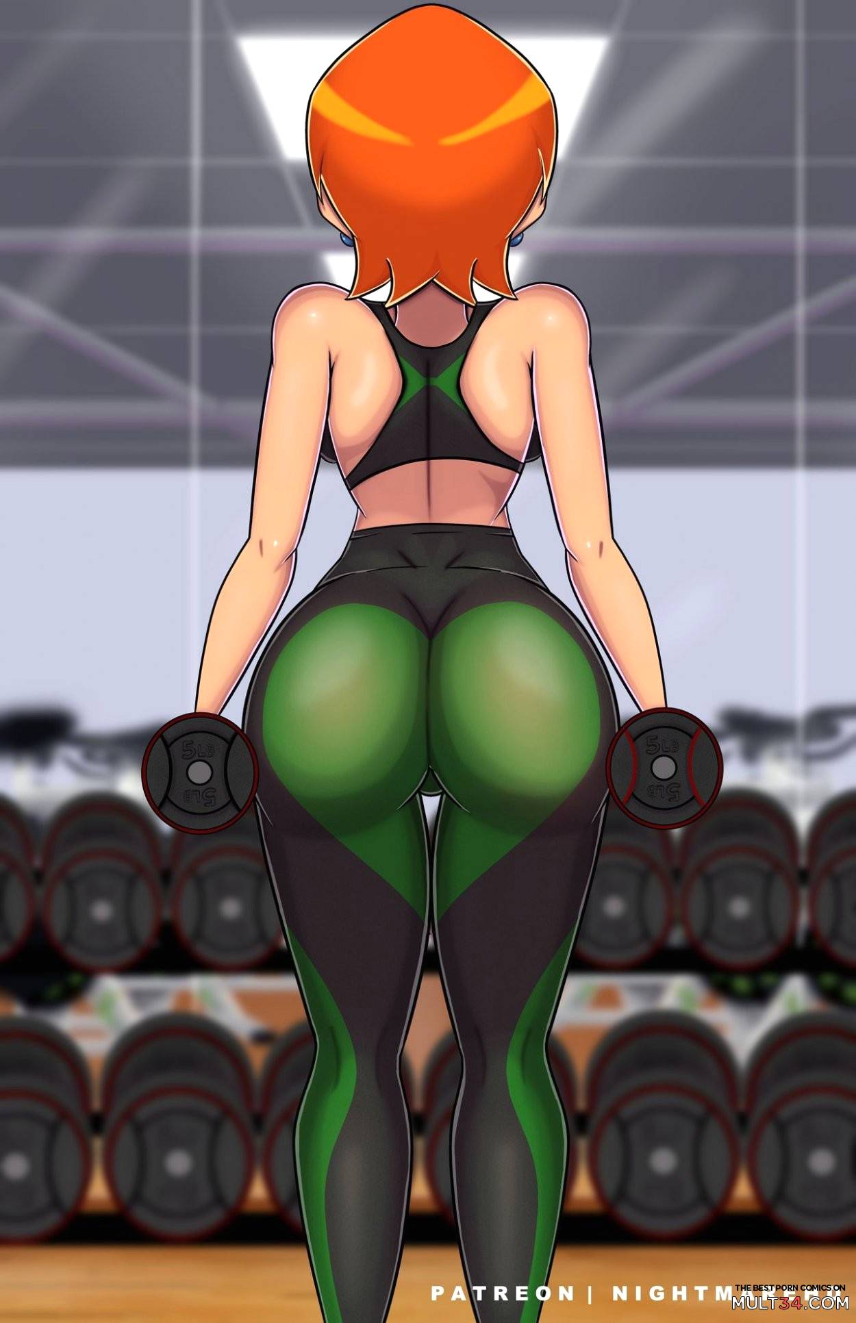 Gwen at gym page 5