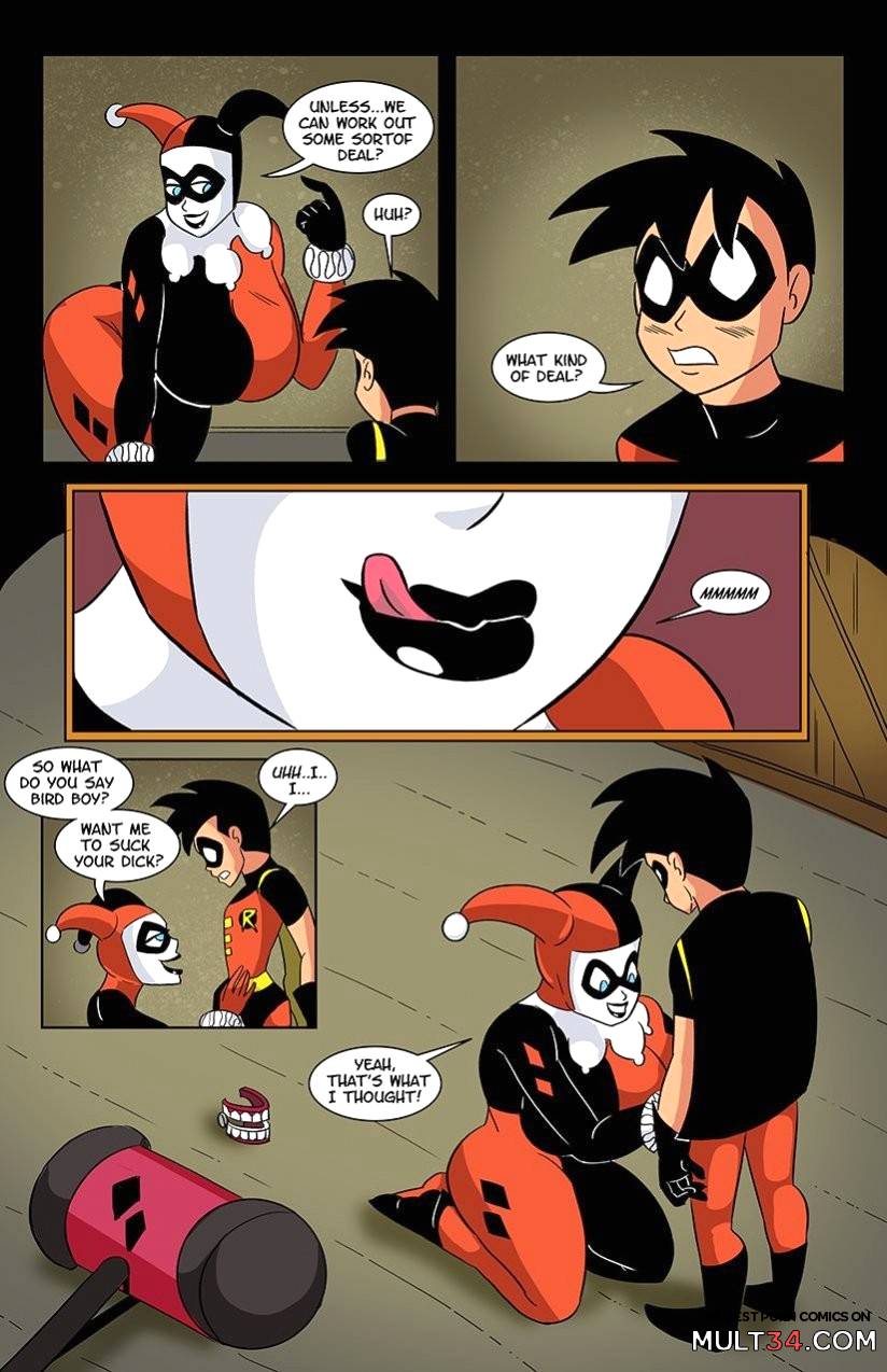 Harley and Robin in "The Deal" page 2