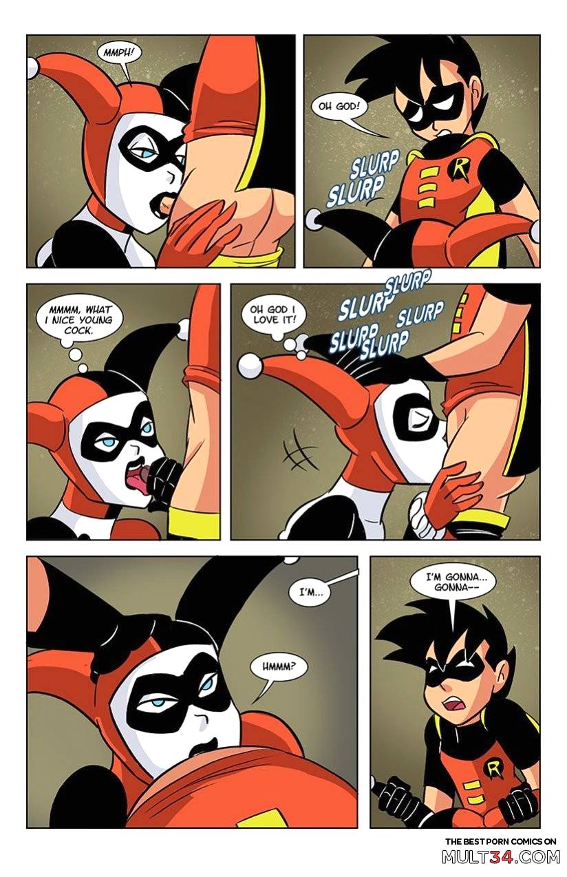 Harley and Robin in "The Deal" page 3
