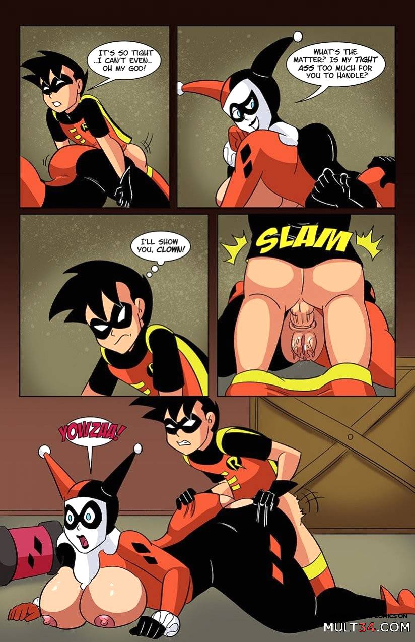 Harley and Robin in "The Deal" page 6
