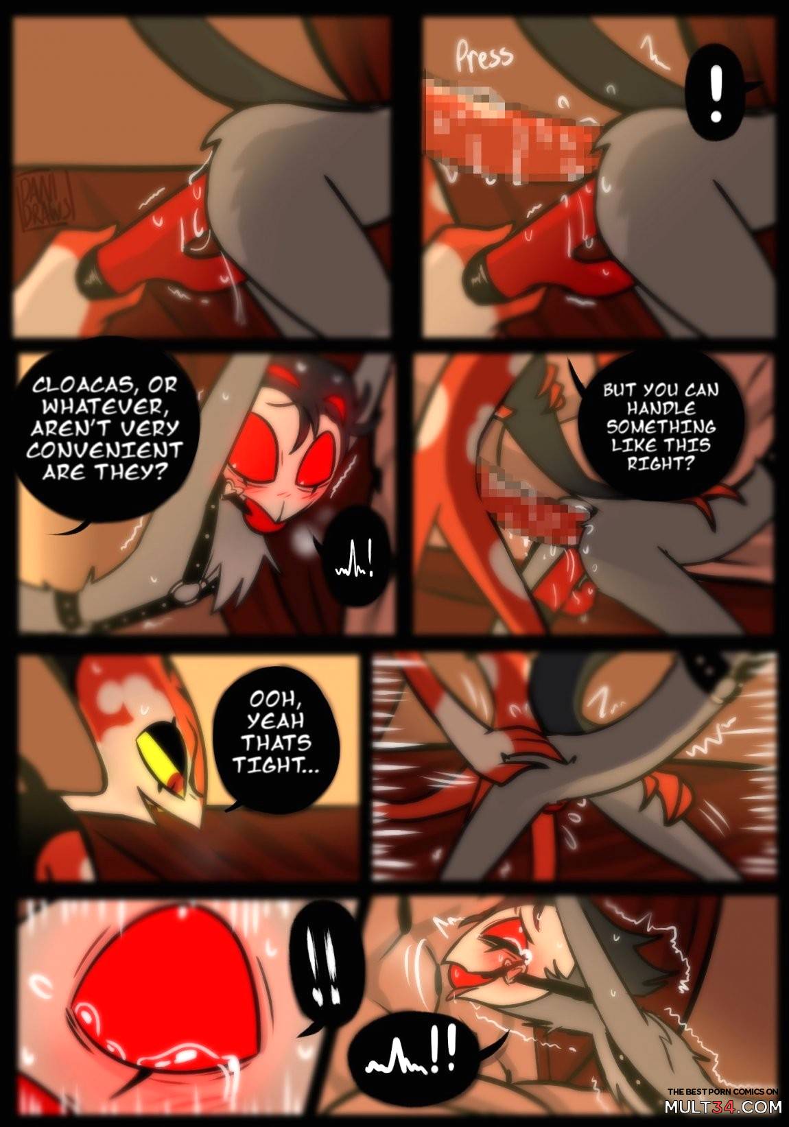 Helluva boss stolas x blitzo comic