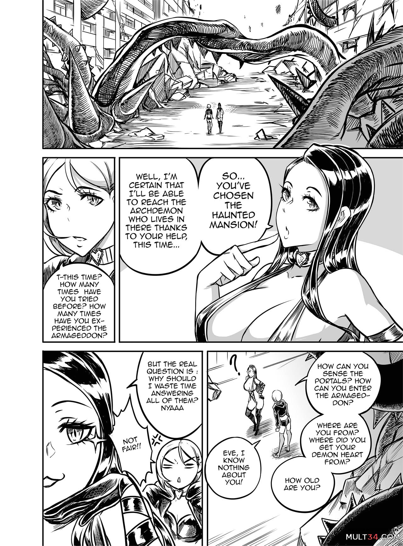 Hentai Demon Huntress 6 page 4