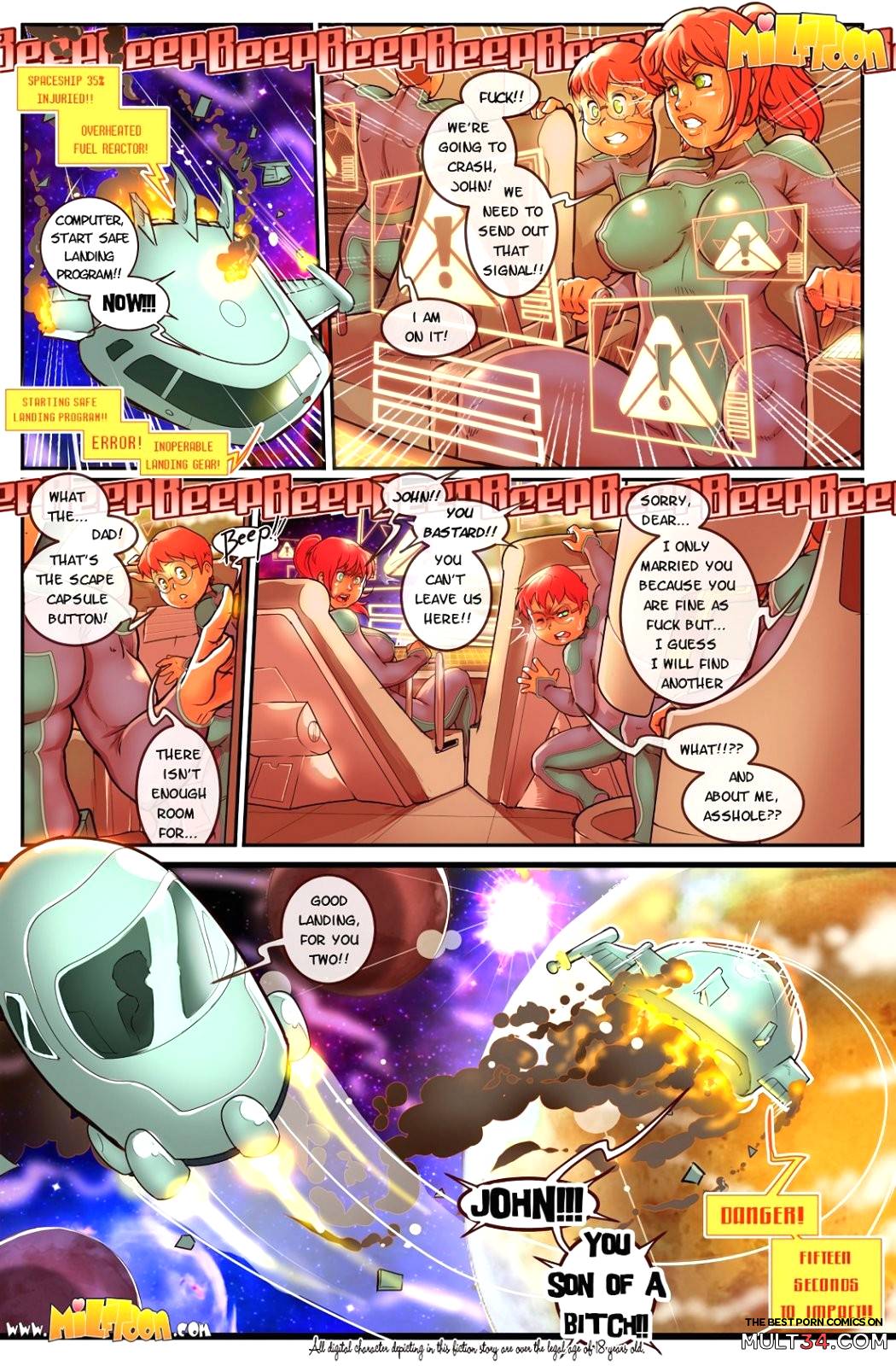Hera Milftoon and The Space Clones page 2
