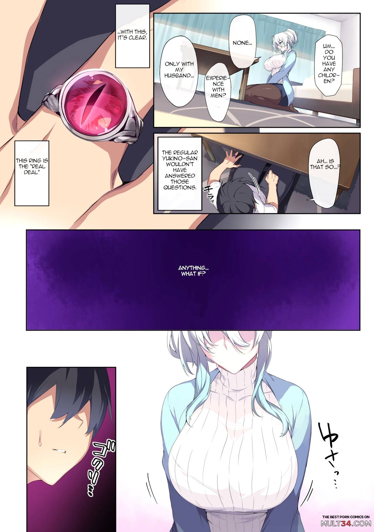 Hitozukiai ga Nigate na Miboujin no Yukionna-san to Noroi no Yubiwa page 16