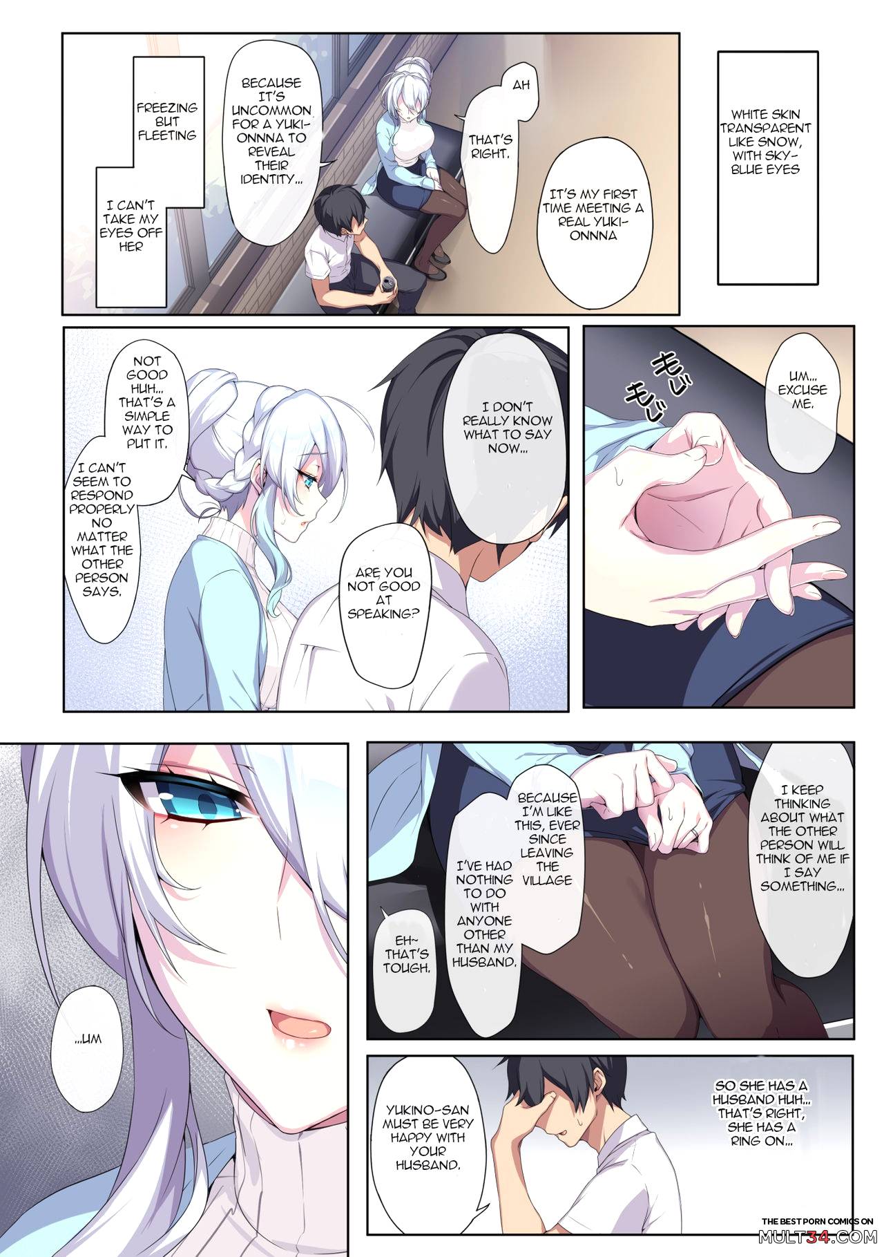 Hitozukiai ga Nigate na Miboujin no Yukionna-san to Noroi no Yubiwa page 5