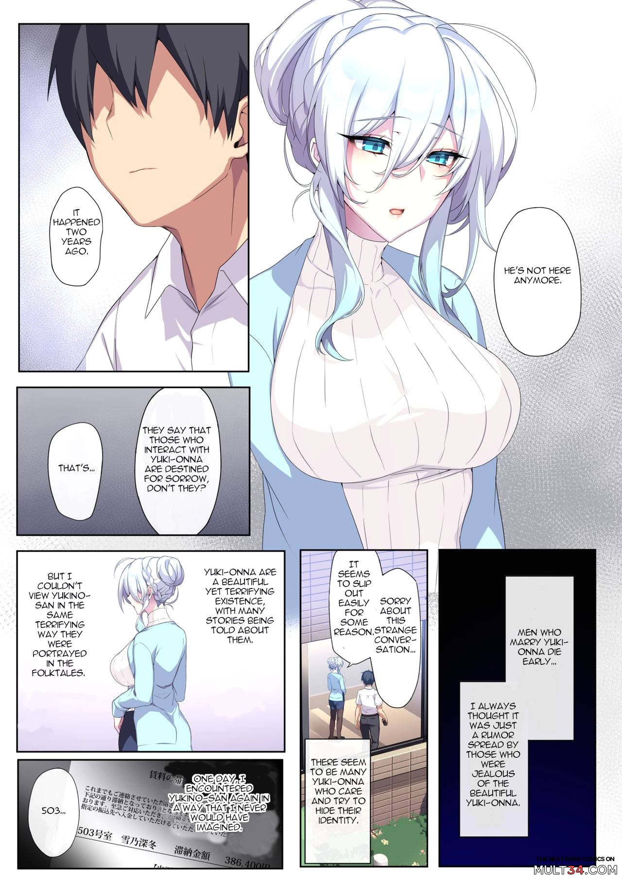 Hitozukiai ga Nigate na Miboujin no Yukionna-san to Noroi no Yubiwa page 6