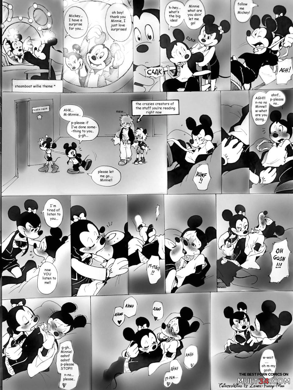 Minnie mouse porn comics