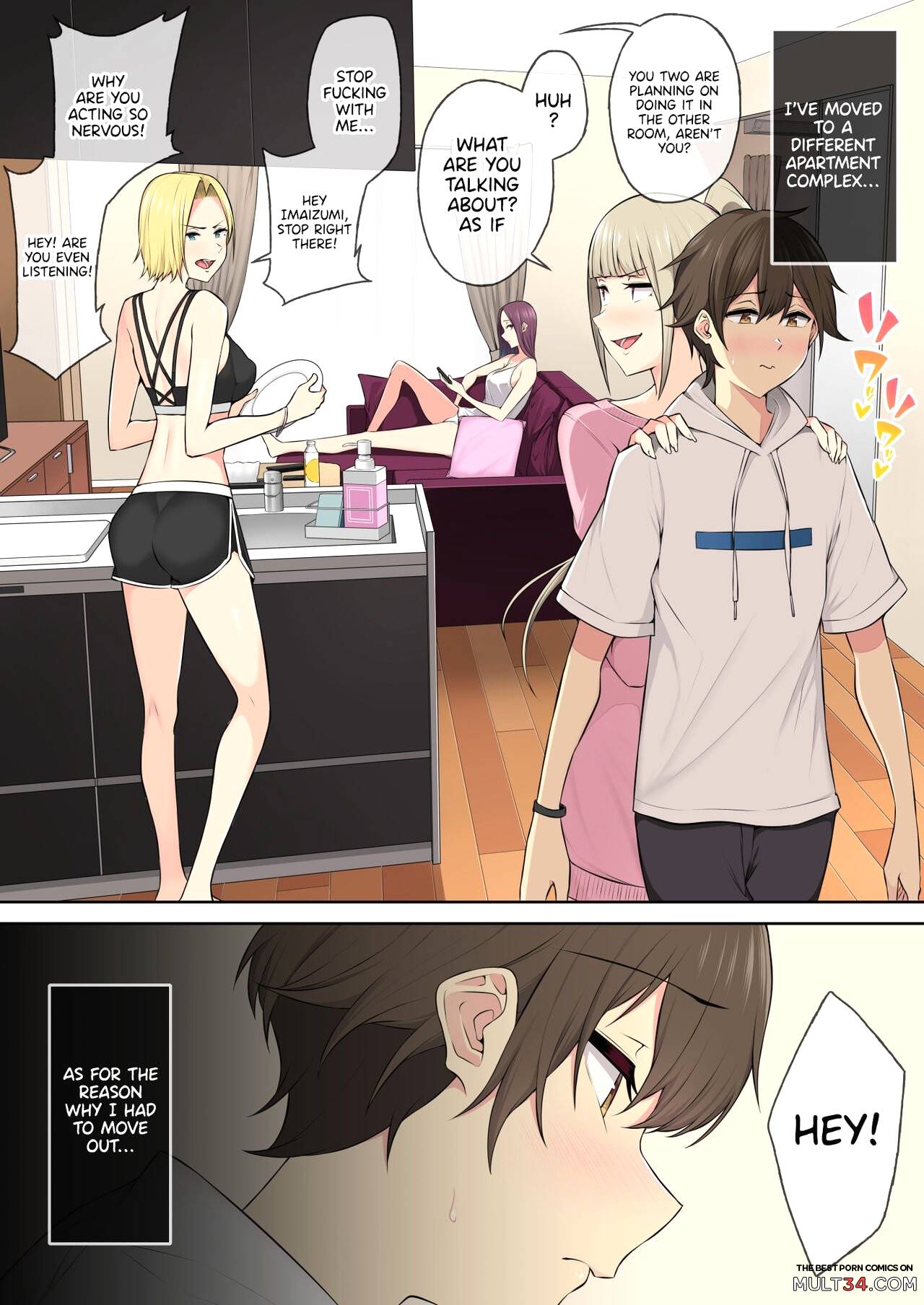 Imaizumi Brings all the Gyarus To His House 4 page 3
