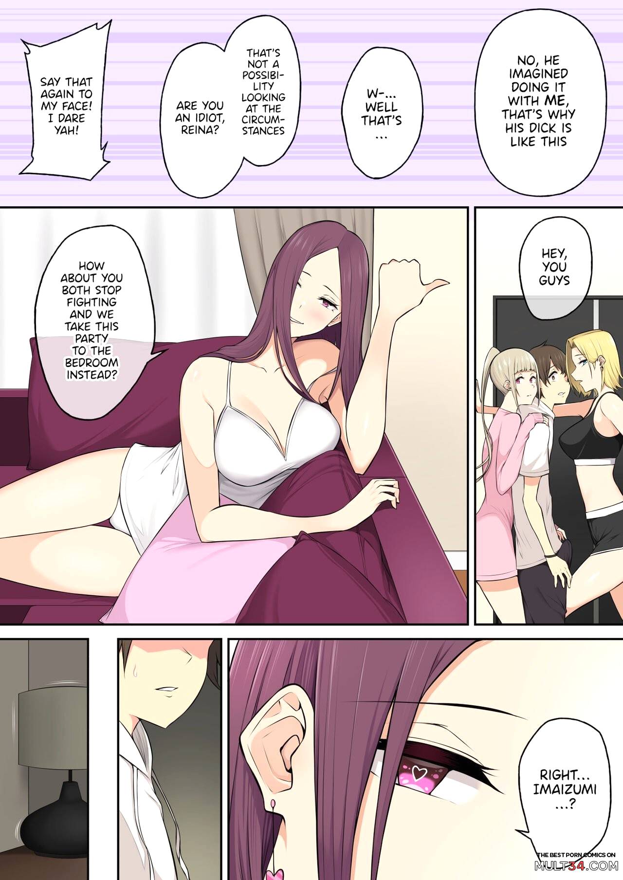 Imaizumi Brings all the Gyarus To His House 4 page 8