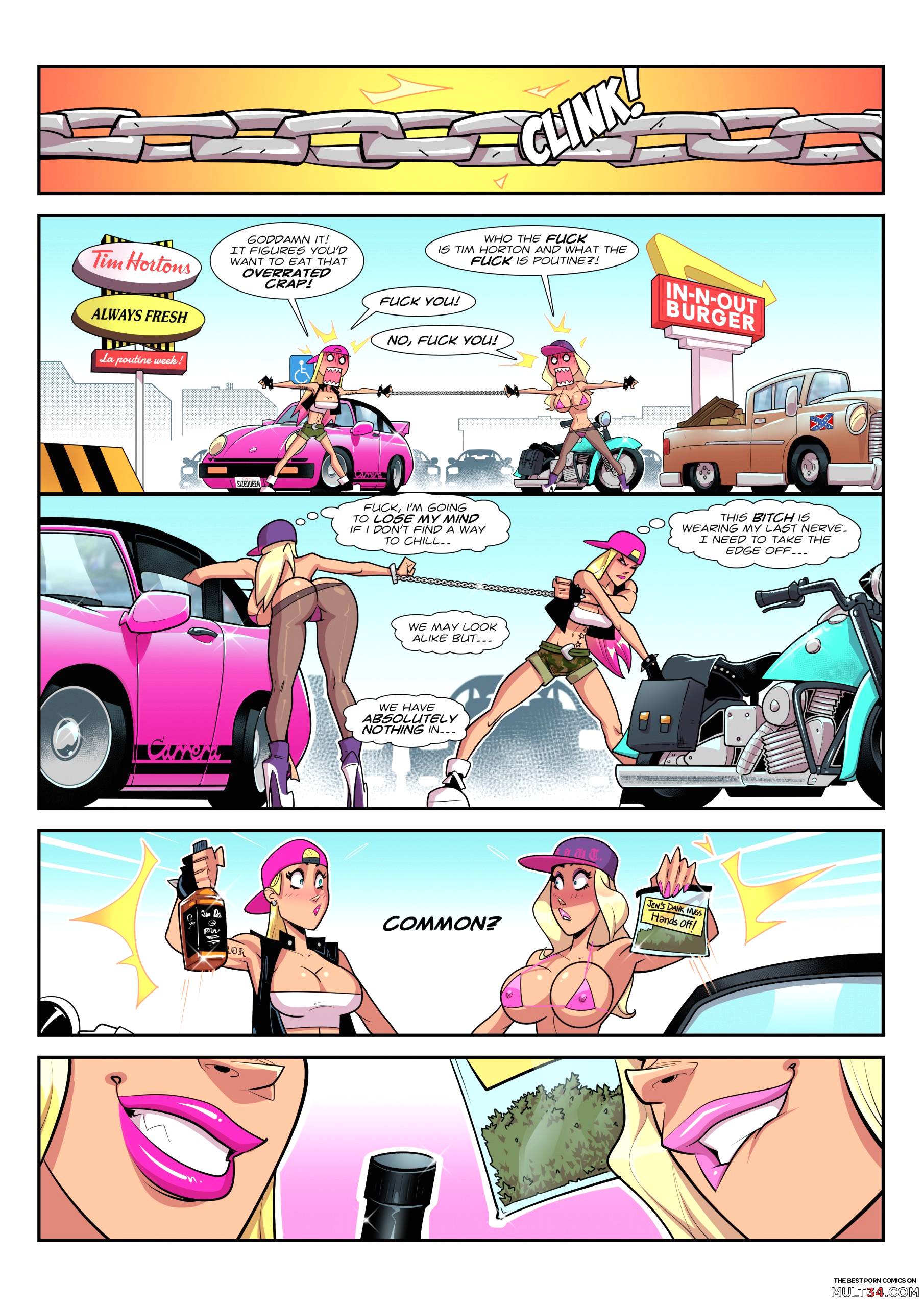 Jen And Amber Don't Get Along! page 5