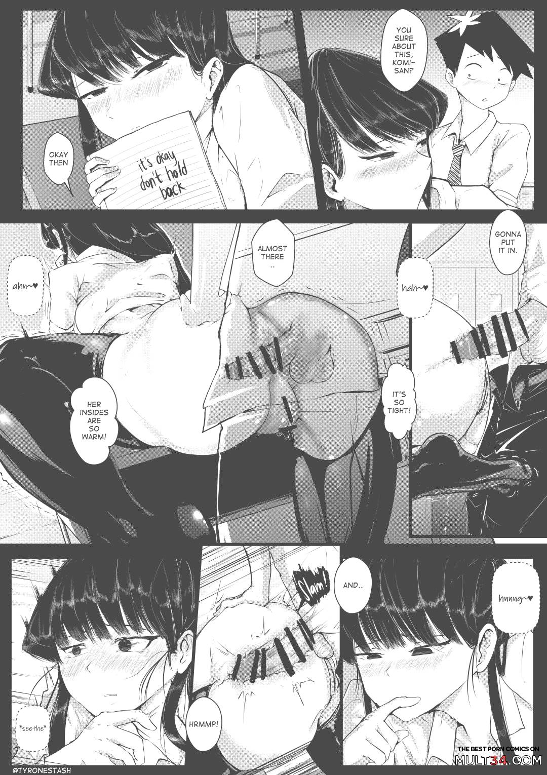 Komi-san Comics page 16
