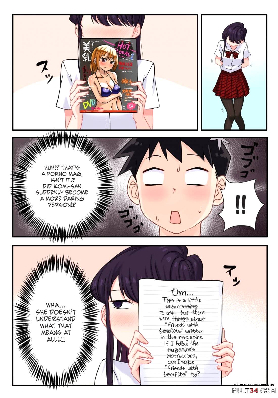 Komi-san has Strange Ideas about Sex porn comic kuva kuva