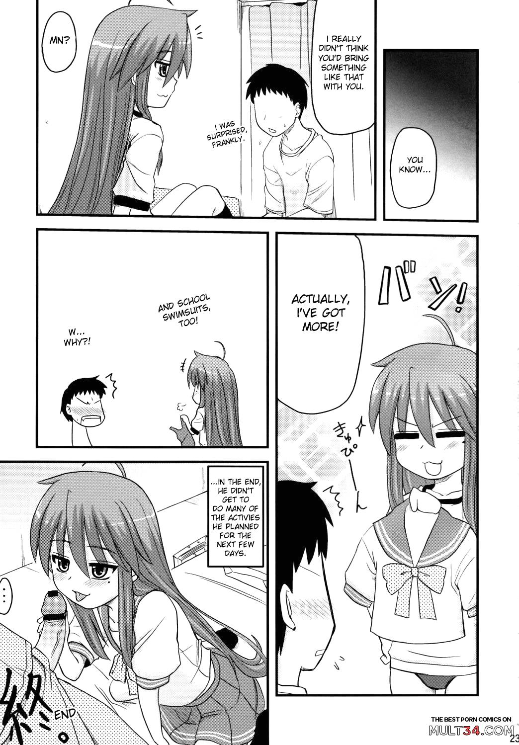 Konata and Oh-zu 4 people each and every one + 1 page 19
