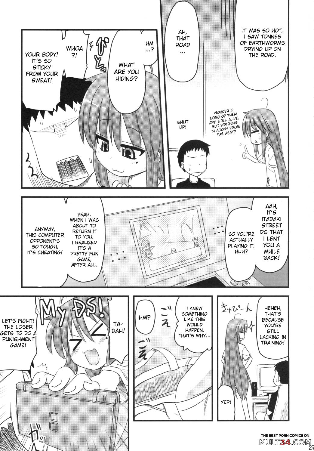 Konata and Oh-zu 4 people each and every one + 1 page 23
