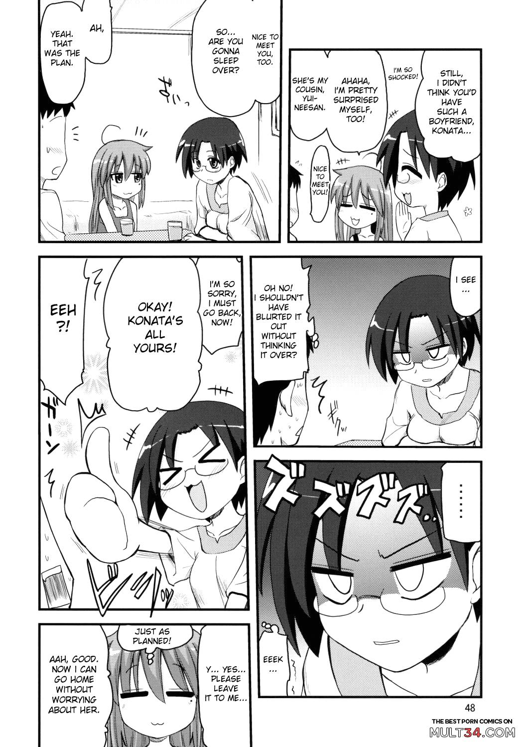 Konata and Oh-zu 4 people each and every one + 1 page 44