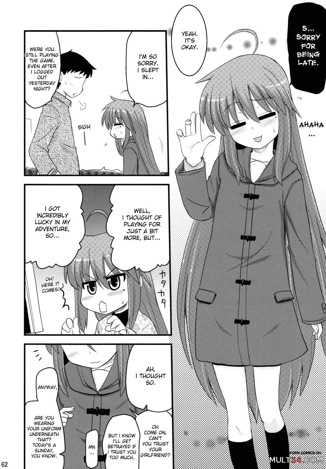 Konata and Oh-zu 4 people each and every one + 1 page 58