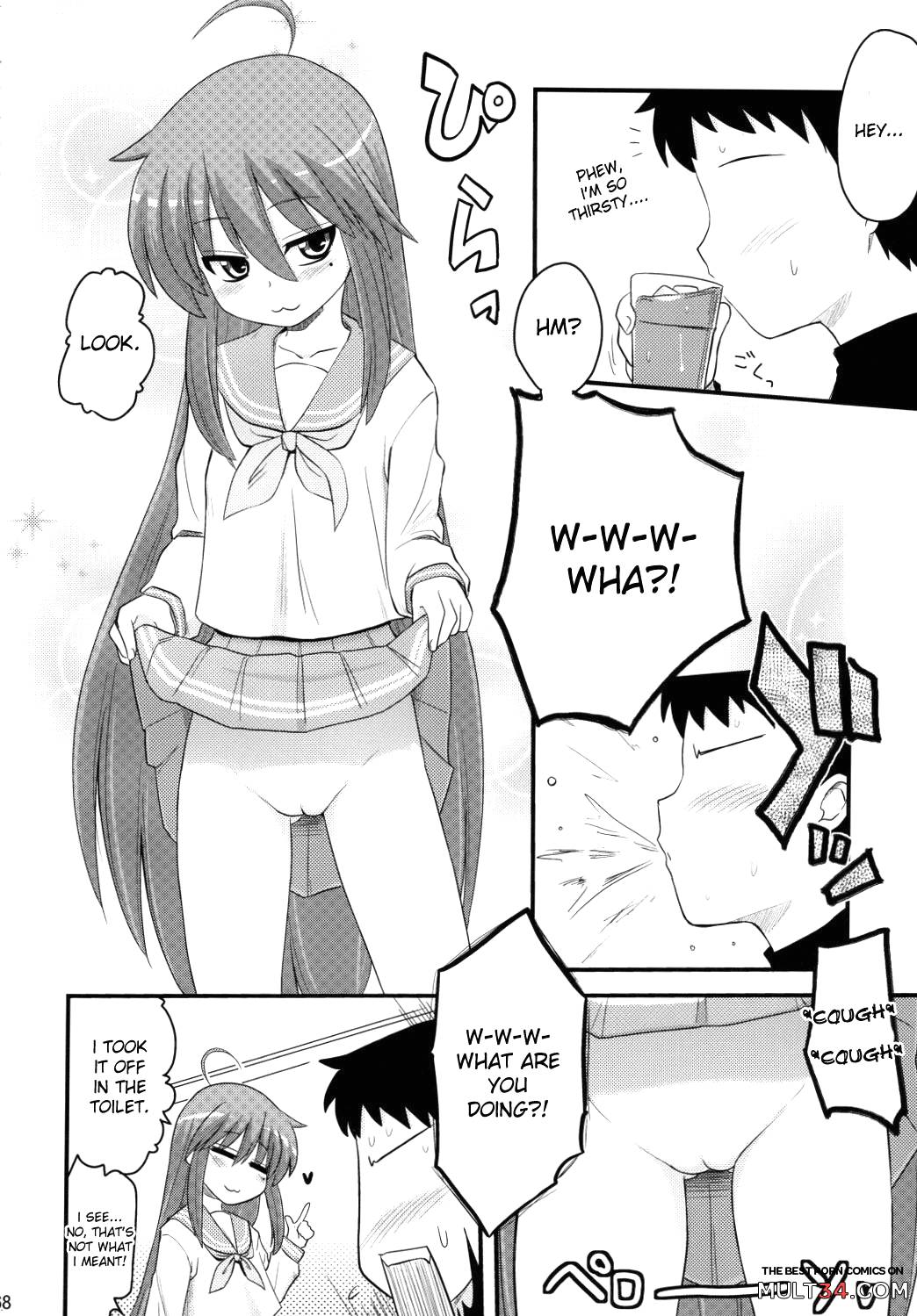Konata and Oh-zu 4 people each and every one + 1 page 64