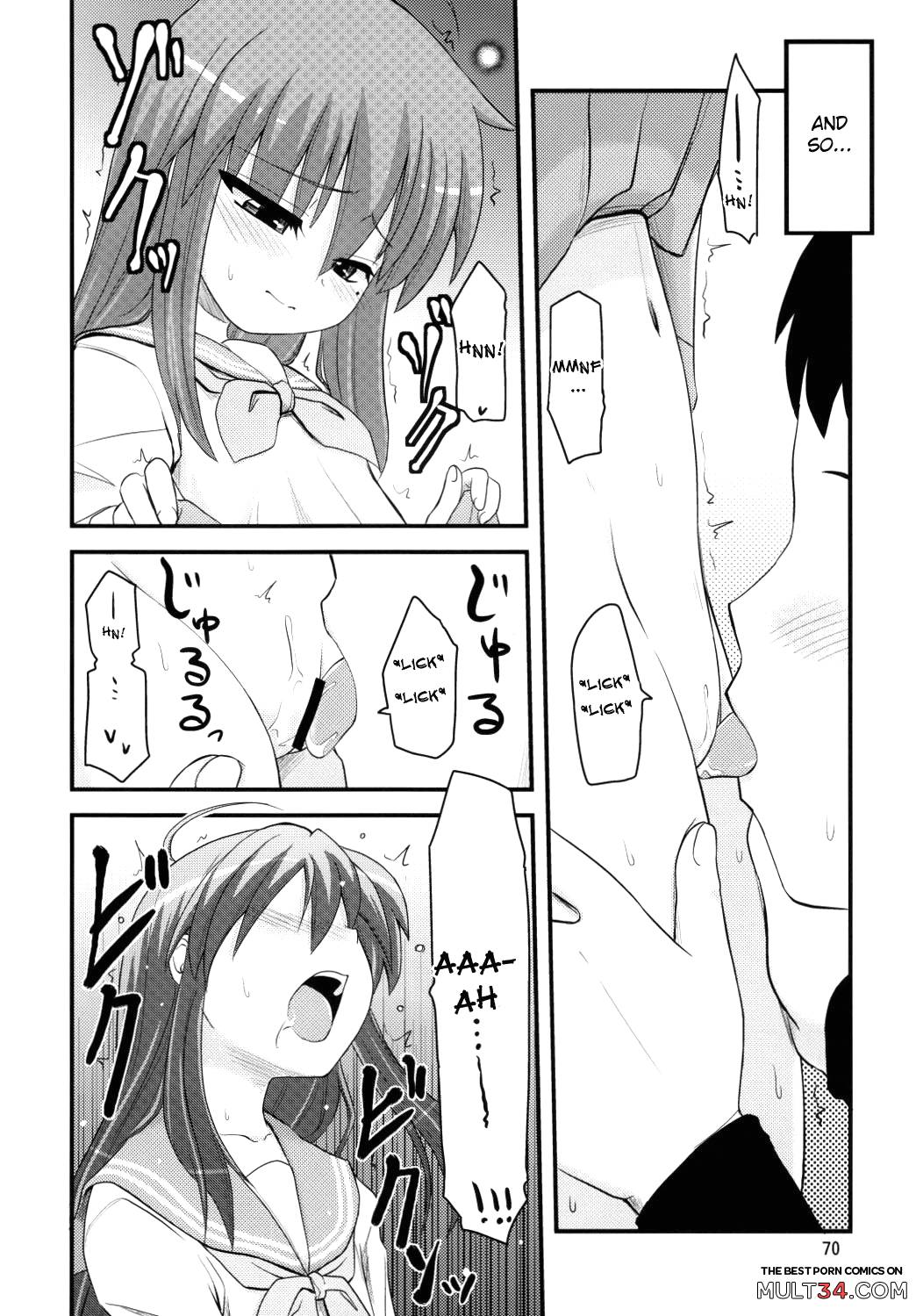 Konata and Oh-zu 4 people each and every one + 1 page 66