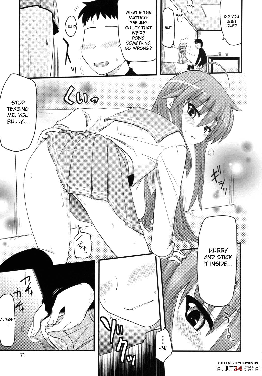 Konata and Oh-zu 4 people each and every one + 1 page 67