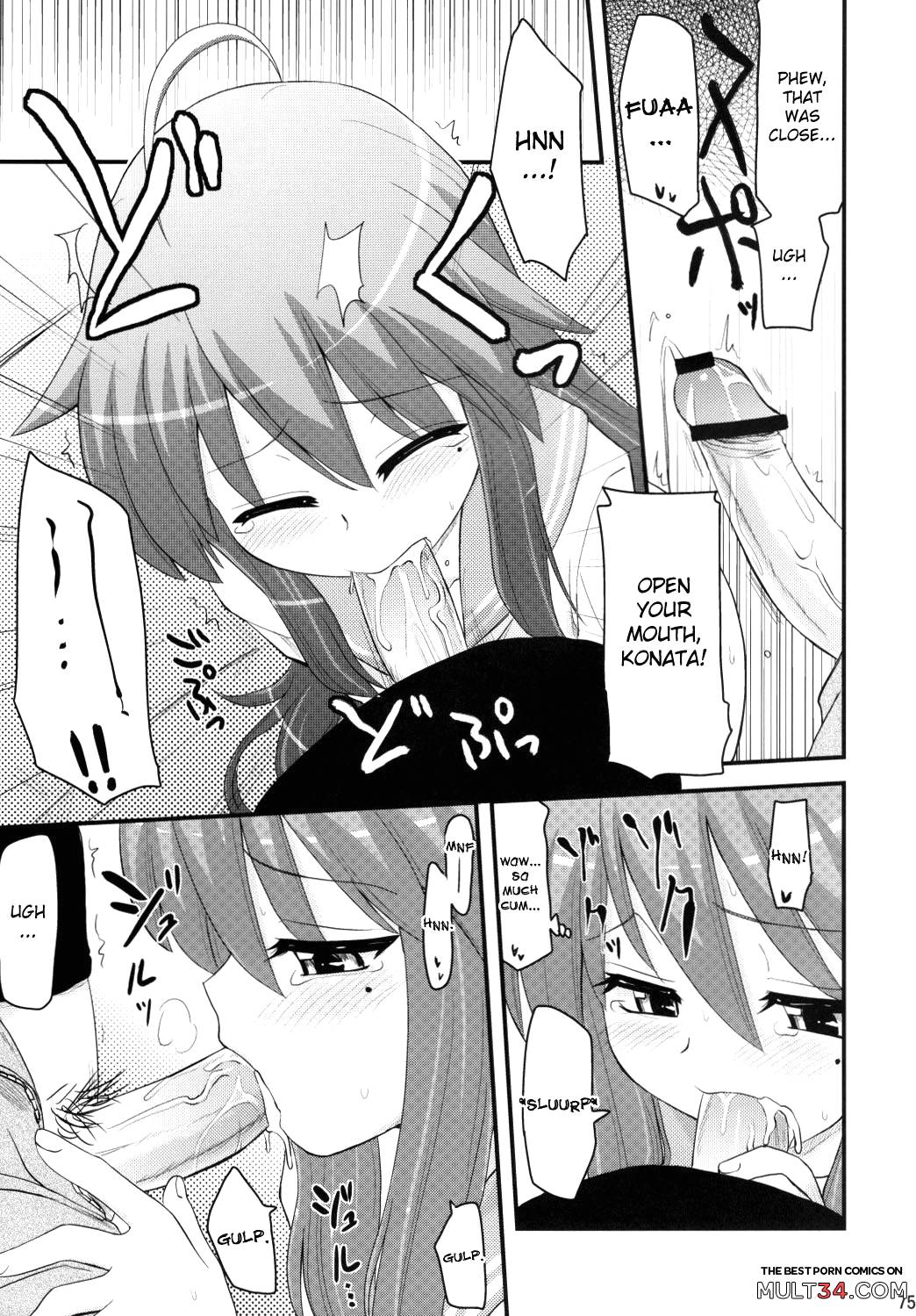 Konata and Oh-zu 4 people each and every one + 1 page 71