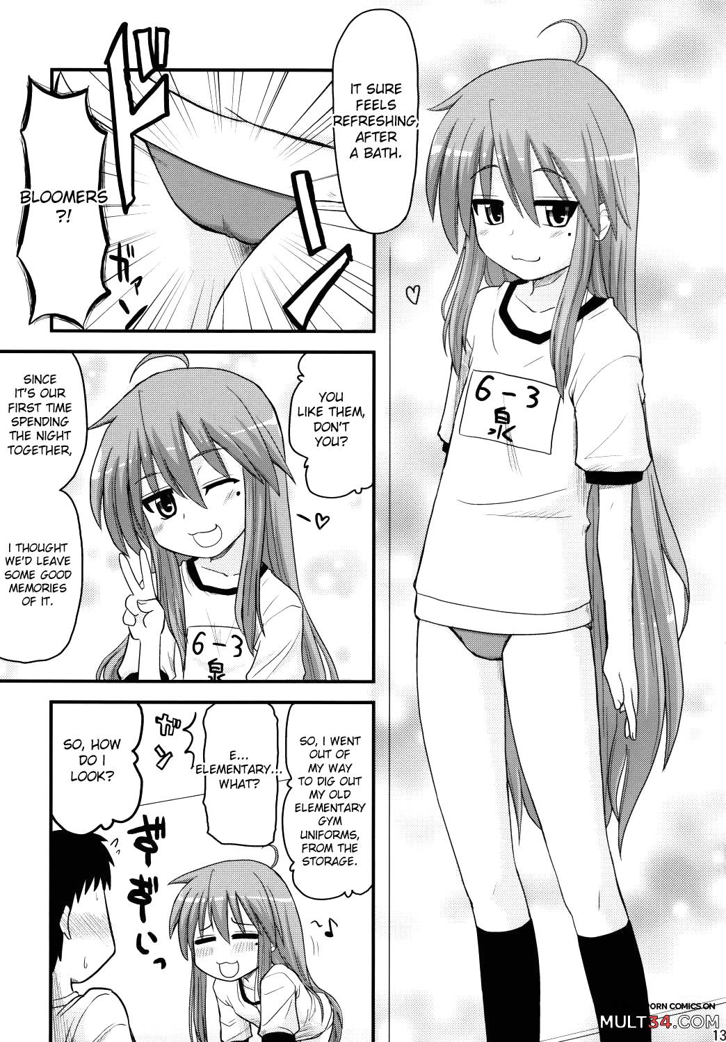 Konata and Oh-zu 4 people each and every one + 1 page 9
