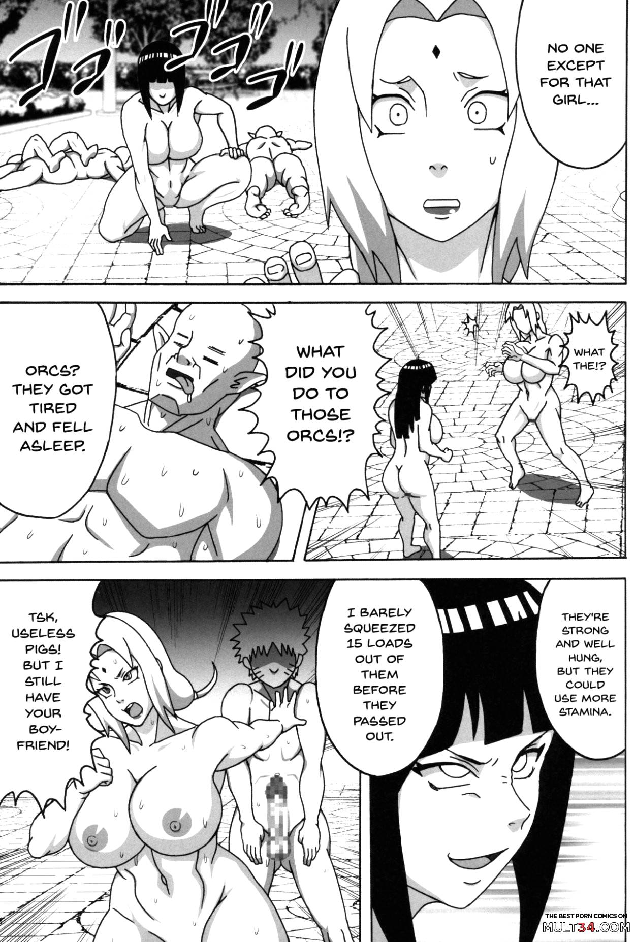 Lewd Demon Ninja Hinata page 36