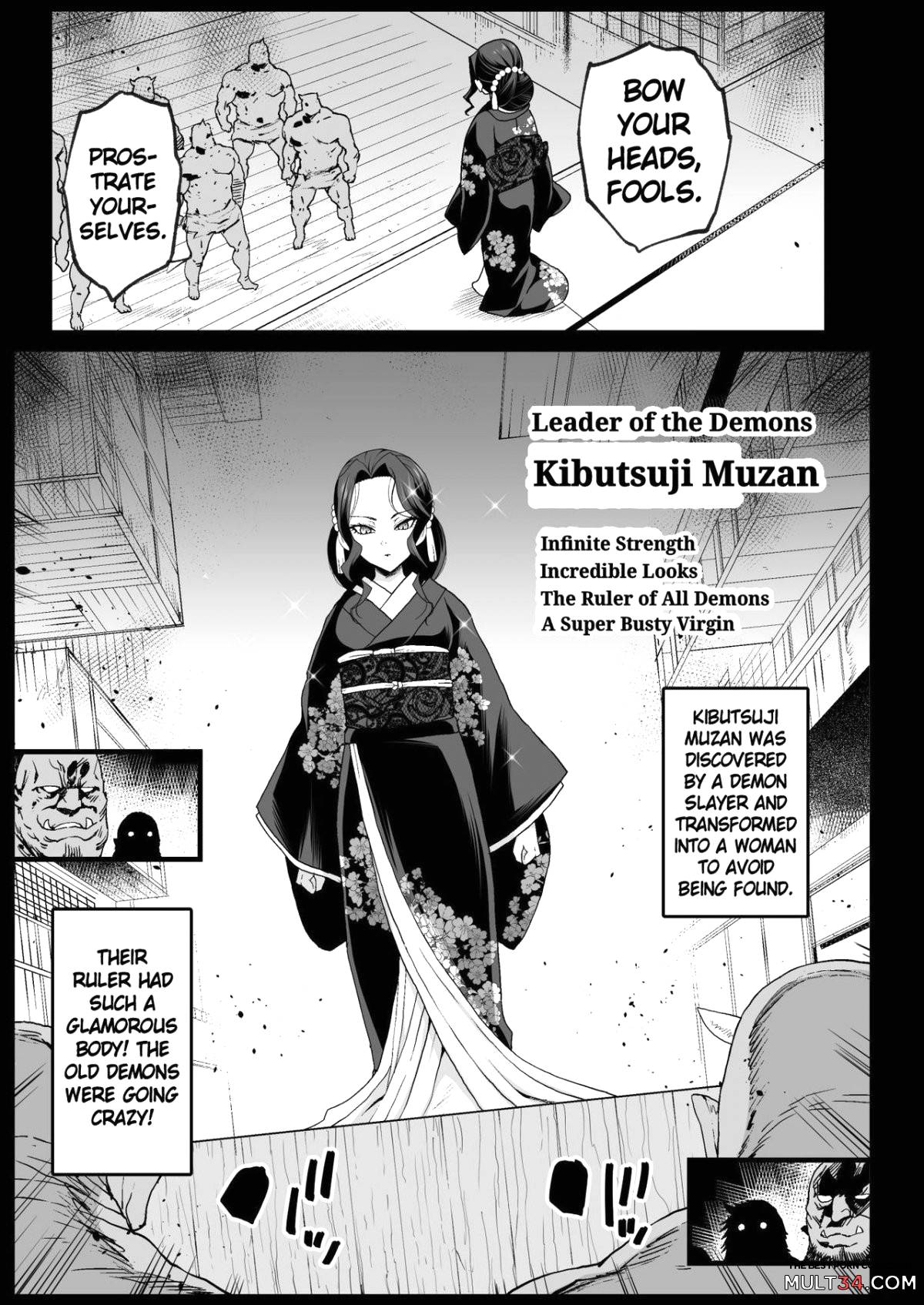 Making a Mess of Lady Muzan-sama - RAPE OF DEMON SLAYER 4 page 4