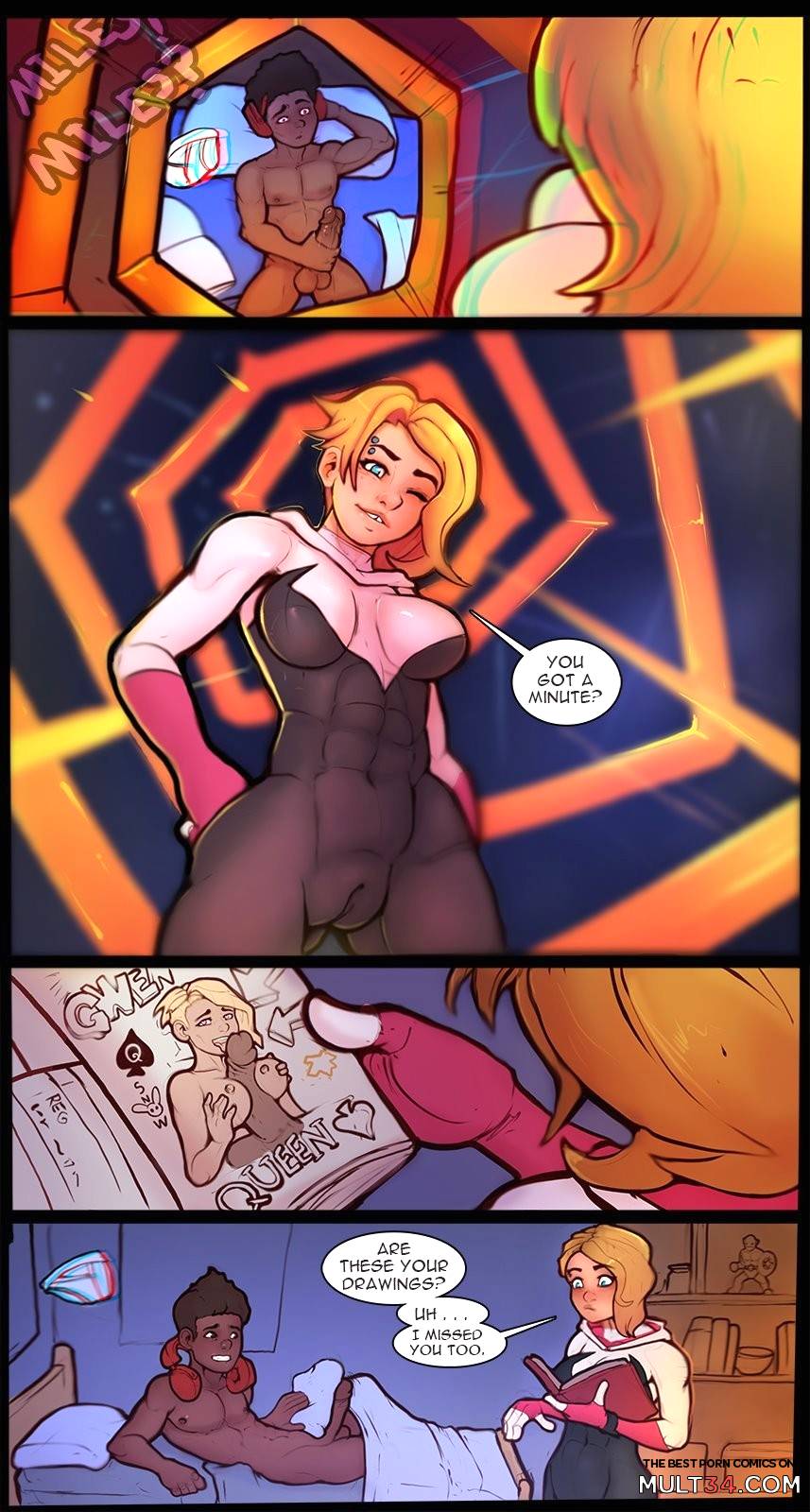 Gwen stacy and miles porn comic
