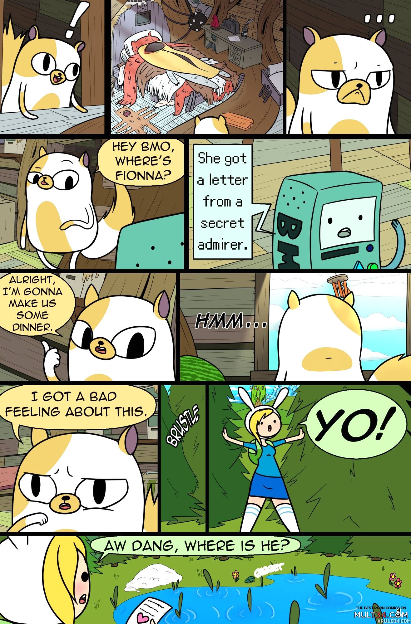 MisAdventure Time Spring Special: The Cat, the Queen, and the Forest page 2