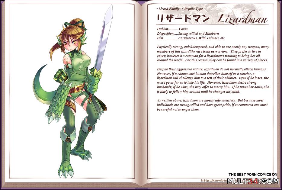 Monster Girl Encyclopedia page 107