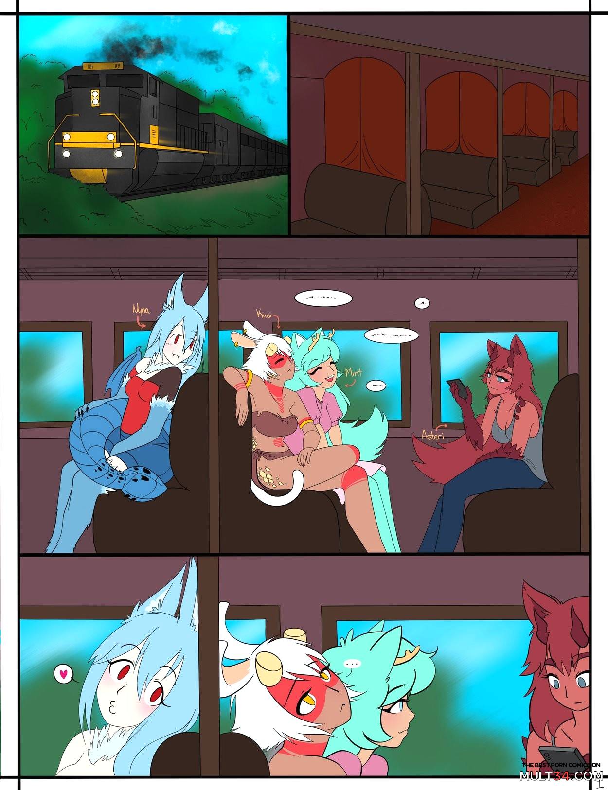Nyna's train adventure page 1