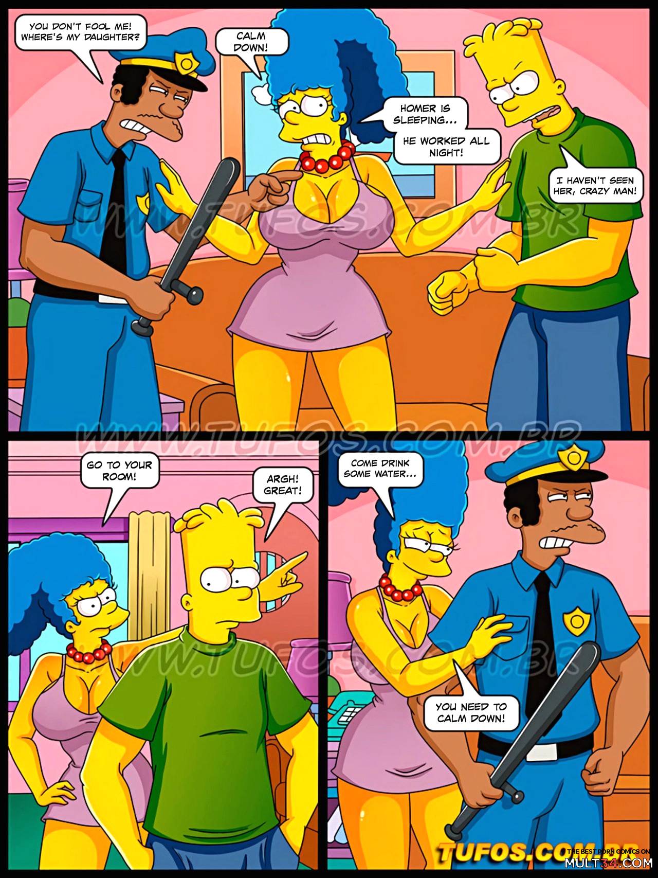 Os Simptoons 34 - Taking The Cops Cock page 4